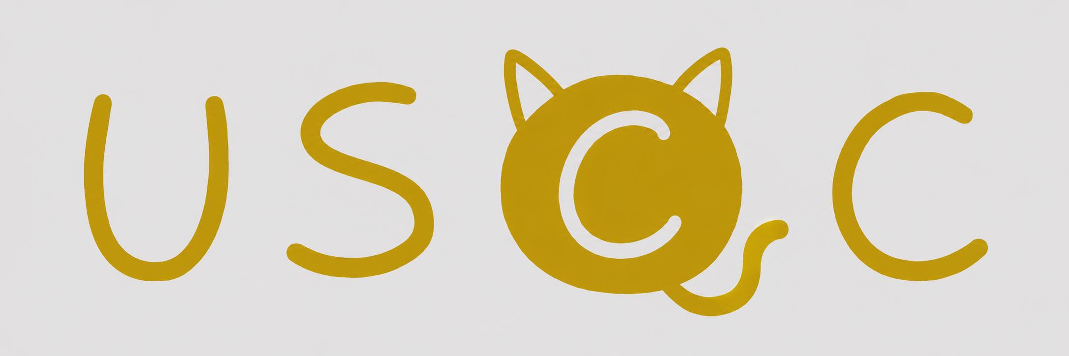 USCC — Unstoppable Cate Coin wordmark banner